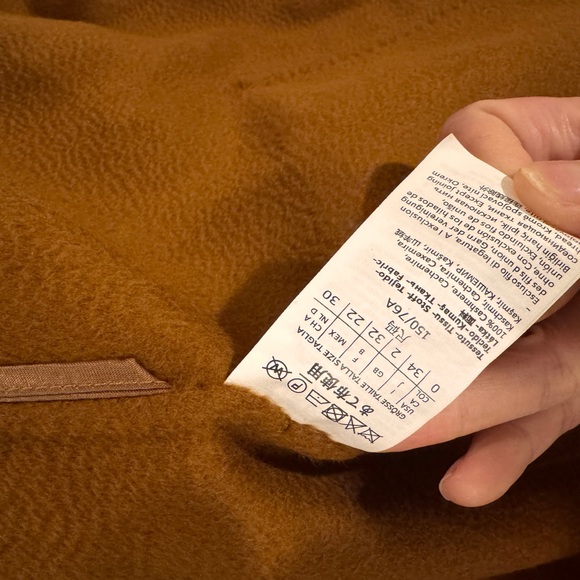 Maxmara Labbro Coat dark down 34IT US0 - Picture 7 of 7